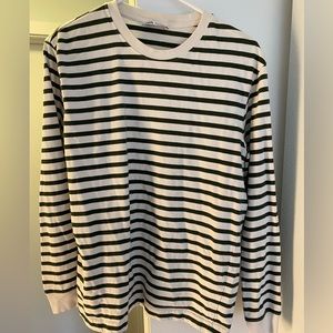Men’s stripe crewneck long sleeve